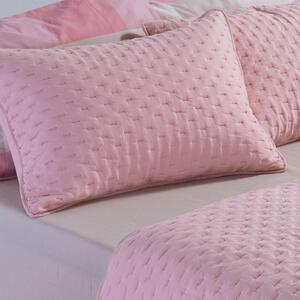 Ζεύγος Μαξιλαροθήκες Καπιτονέ (52x72) Nef-Nef Homeware Adelle Rose