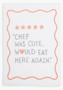Πετσέτα Κουζίνας (40x60) Nef-Nef Homeware Chef Was Cute Ecru
