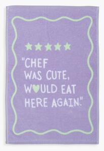 Πετσέτα Κουζίνας (40x60) Nef-Nef Homeware Chef Was Cute Mauve