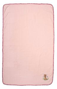 Κουβέρτα Πικέ Αγκαλιάς (80x110) Dimcol Giraffe 171 Pink