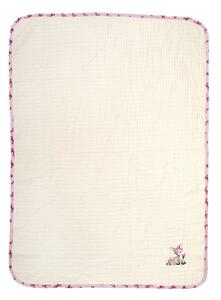 Κουβέρτα Πικέ Αγκαλιάς (80x110) Dimcol Deer 198 Ecru-Pink