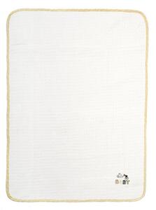Κουβέρτα Πικέ Αγκαλιάς (80x110) Dimcol 193 White-Yellow