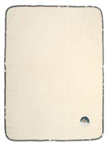 Κουβέρτα Πικέ Αγκαλιάς (80x110) Dimcol Cloudy Bear 177 Ecru-Grey