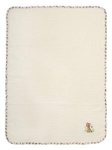Κουβέρτα Πικέ Αγκαλιάς (80x110) Dimcol Giraffe 173 Ecru-Multi