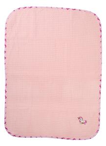 Κουβέρτα Πικέ Κούνιας (100x160) Dimcol Unicorn 187 Pink