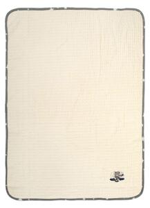 Κουβέρτα Πικέ Κούνιας (100x160) Dimcol Aviator 185 Ecru-Grey