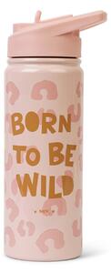 Παγούρι - Θερμός 500ml Με Καλαμάκι Saro Born to Be Wild 74561