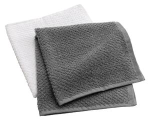 Πετσέτες Κουζίνας (Σετ 2τμχ) L-C Gourmet Anthracite/Blanc 1731421