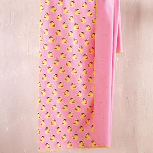 Πετσέτα Θαλάσσης Microfiber 2 Όψεων (90x160) Rythmos Duck Pink