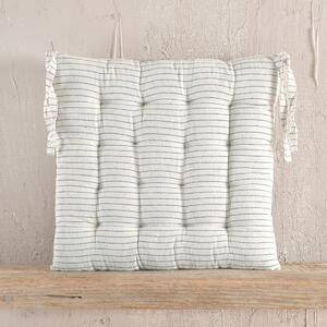 Μαξιλάρι Καρέκλας (40x40) Rythmos Messini Striped Grey