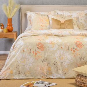 Σεντόνια King Size (Σετ) Melinen Casual Line Anabelle Beige Μπεζ ΜΕ ΛΑΣΤΙΧΟ 180x200+32