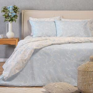 Σεντόνια Μονά (Σετ) Melinen Casual Line Sienna Blue Γαλάζιο ΧΩΡΙΣ ΛΑΣΤΙΧΟ 170x270