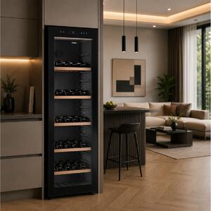 Συντηρητής κρασιού Haier HWS205GGEH1 με ενεργειακή κλάση G, Wi-Fi, Bluetooth και χωρητικότητα 205 φιάλες