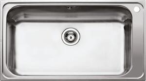 Teka Big Bowl 86 1C (Bahia) Inox Ένθετος Λείος Νεροχύτης