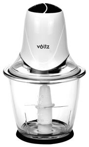 Πολυκόπτης Voltz V51111B, 300W, Γυάλινη κανάτα, 1,5 λίτρο, 4 λεπίδες, Λευκό