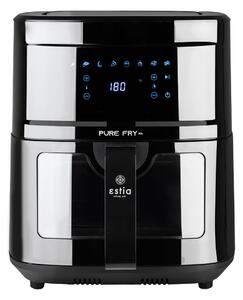 ESTIA ΦΡΙΤΕΖΑ ΑΕΡΟΣ PURE FRY XL 1700w 9.1lt ME ΨΗΦΙΑΚΗ ΟΘΟΝΗ & 8 ΠΡΟΓΡΑΜΜΑΤΑ ΜΑΥΡΟ