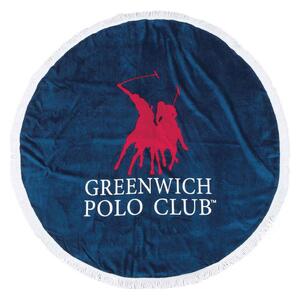 Πετσέτα Θαλάσσης Στρόγγυλη 2824 Blue Greenwich Polo Club