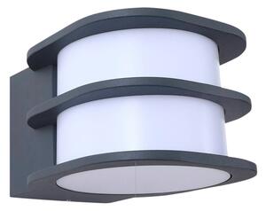 Lindby - Fyra Round LED Smart Υπαίθρια Φωτιστικό τοίχου Γκρι Lindby