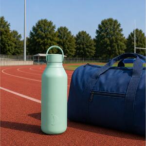 Μπουκάλι Θερμός Series 3 Chilly's με χωρητικότητα 500ml και διατήρηση θερμοκρασίας 14h ζεστό / 36h κρύο - Opal Green