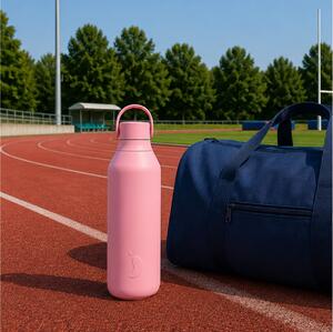 Μπουκάλι Θερμός Series 3 Chilly's με χωρητικότητα 500ml και διατήρηση θερμοκρασίας 14h ζεστό / 36h κρύο - Lotus Pink