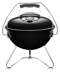 Φορητή ψησταριά κάρβουνου Weber 1121004 Smokey Joe, 37cm, Εμαγιέ, Λαβή με προστασία θερμότητας, Κλείδωμα καπακιού tuck-n-carry, Μαύρο