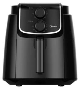 Φριτέζα αέρος AirFryer Midea MF-TN35D2, 1500W, 3.5 L, Τεχνολογία DUALCYCLONE Rapid Air, Μαύρο