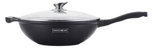 Ταψί Wok Royalty Line RL-BW32M, 32 εκ., Αντικολλητική, μαρμάρινη επίστρωση