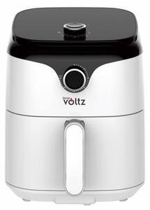 Φριτέζα ζεστού αέρα AirFryer Oliver Voltz OV51980V, 1400 W, 3,5 l, Timer, 80-200C, Διπλή προστασία, Λευκό