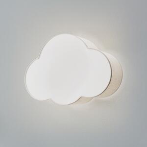 TK Lighting Φωτιστικό τοίχου Cloud, μπεζ, πλάτος 43 cm, ύφασμα, σύννεφο, E27, ρυθμιζόμενος, Μπεζ, Παιδικό δωμάτιο, Ύφασμα / Κλωστοϋφαντουργία, Νεανική διαβίωση