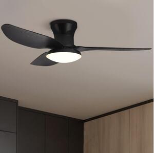 Brilagi - Ανεμιστήρας οροφής LED Dimmable LED/30W/230V 3000-6500K μαύρο + RC