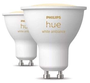 Philips Hue - Philips Hue White Amb. 4,2W Bluetooth GU10 Λαμπτήρας 2 τεμ. Philips Hue