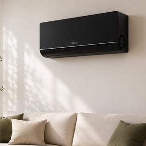 Κλιματιστικό Inverter Tesla Select Style TT53TPPB-1832IAWAM με Wi-Fi, τεχνολογία AI, απόδοση 18000 Btu και ενεργειακή κλάση A++/A+++ - Black
