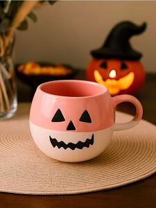 Sinsay - Κούπα με θέμα Halloween - ροζ παστελ