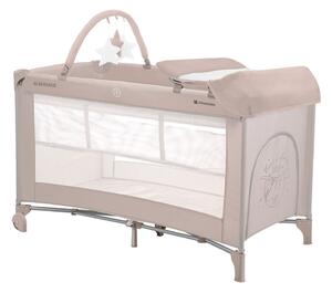 Παρκοκρέβατο 2 Θέσεων (0+ Μηνών/Έως 15kg) Kikka Boo So Gifted Plus Beige