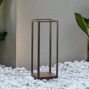 Lucande LED φωτιστικό βάθρο Thorvid, ύψος 50 cm, μαύρο