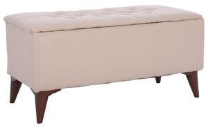 Σκαμπό-Μπαούλο HM9261.03 91x42x43cm Beige-Brown