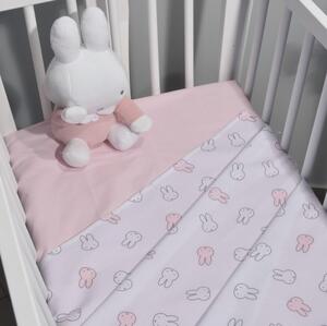 Σετ σεντόνια λίκνου 2τεμ. pink Miffy des.52-1 Baby Oliver