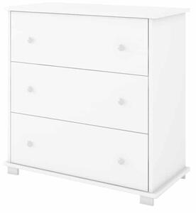 Συρταριέρα με Αλλαξιέρα Classic White 83x48x87cm BC20023 BabyCute