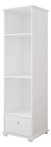 Βιβλιοθήκη Classic με 1 Συρτάρι White 48x46x183cm BC90022 BabyCute