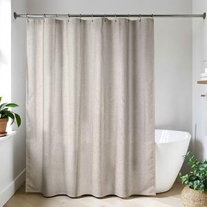 Κουρτίνα Μπάνιου (180x200) Με Κρίκους T-D Linen Aspect Taupe 1221165