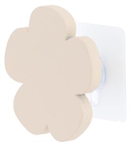 Κρεμαστράκι Αυτοκόλλητο (8x4.6x4.8) T-D Flower Ivory 9090105