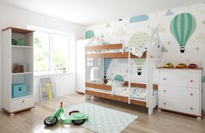 Παιδική Κουκέτα House White & Natural 80x180cm BC50027A BabyCute (Δώρο τα Στρώματα)