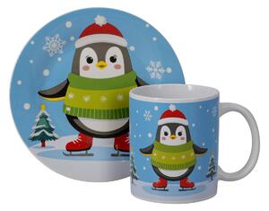 Χριστουγεννιάτικη Κούπα + Πιάτο K-M Penguin Q96001640
