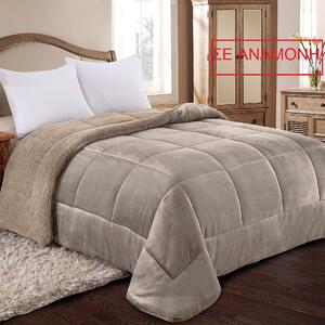 ΚΟΥΒΕΡΤΟΠΑΠΛΩΜΑ KING SIZE 240X260 ADAM HOME (805) TAUPE