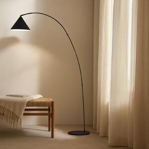 Lindby Φωτιστικό Triangolo, μαύρο, ύψος 195cm, μέταλλο E27, Μαύρο, Σαλόνι / τραπεζαρία, Μέταλλο, σύγχρονο