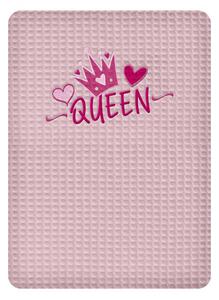 Κουβέρτα Πικέ Αγκαλιάς 80×110 ADAM HOME QUEEN PINK