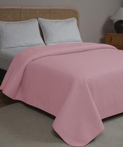 Κουβερλί Microfiber Pre-Washed Υπέρδιπλο 220×240 ADAM HOME DOT ROSE