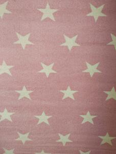 Παιδικό Χαλί LOLLIPOPS NEW 7426/G PINK STARS - 080×150 cm