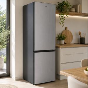 Ψυγειοκαταψύκτης Candy CCH1S518EX με Συνολική Χωρητικότητα 262L, Ενεργειακή Κλάση Ε και Ύψος 180cm - Stainless Steel