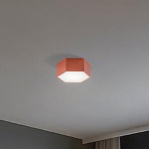 Argon Φωτιστικό οροφής LED Libre, χρώμα τερακότα, ατσάλι, 3.000 K, Καφέ / Σκουριάς, Σαλόνι / τραπεζαρία, Μέταλλο